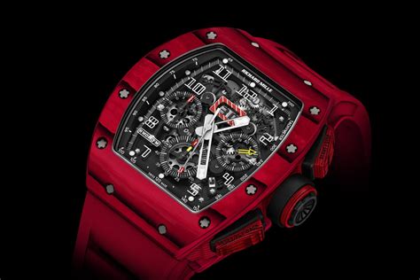 richard mille red and black